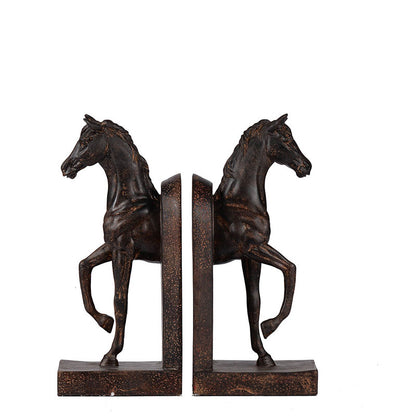 3D Animal Horse Bookends For Home Decor And Desk Accessories