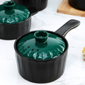 Cook and Serve Ceramic Cookware with Lid and Handle Nestasia