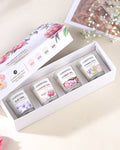 Set of 4 Scented Aroma Candles in Glass, 45gm Each with 8 Hour Burn for Decorative Fragrance and Gifting