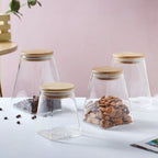 Glass Jar With Wooden Lid - Extra Large Nestasia