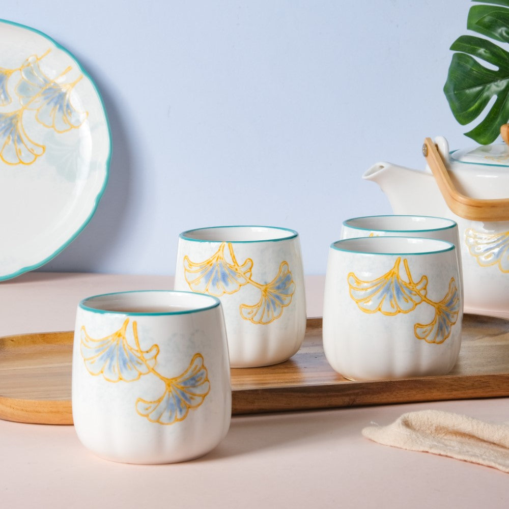 Vintage Teapot and Cup Set Nestasia