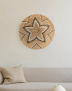 Handwoven Rattan Wall Plate for Modern Homes