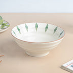 Teardrop Textured Ramen Bowl Green 550 ml Nestasia