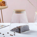 Glass Jar With Wooden Lid - Extra Large Nestasia