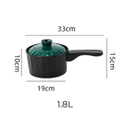 Cook and Serve Ceramic Cookware with Lid and Handle Nestasia