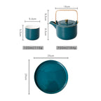 Luxury Tea Set Orange Nestasia