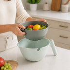 2 In 1 Kitchen Colander And Bowl 2000ml Nestasia