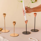 Modern Candle Holder Set of 2 Nestasia