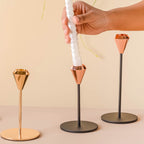 Modern Candle Holder Set of 2 Nestasia