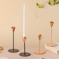 Modern Candle Holder Set of 2 Nestasia