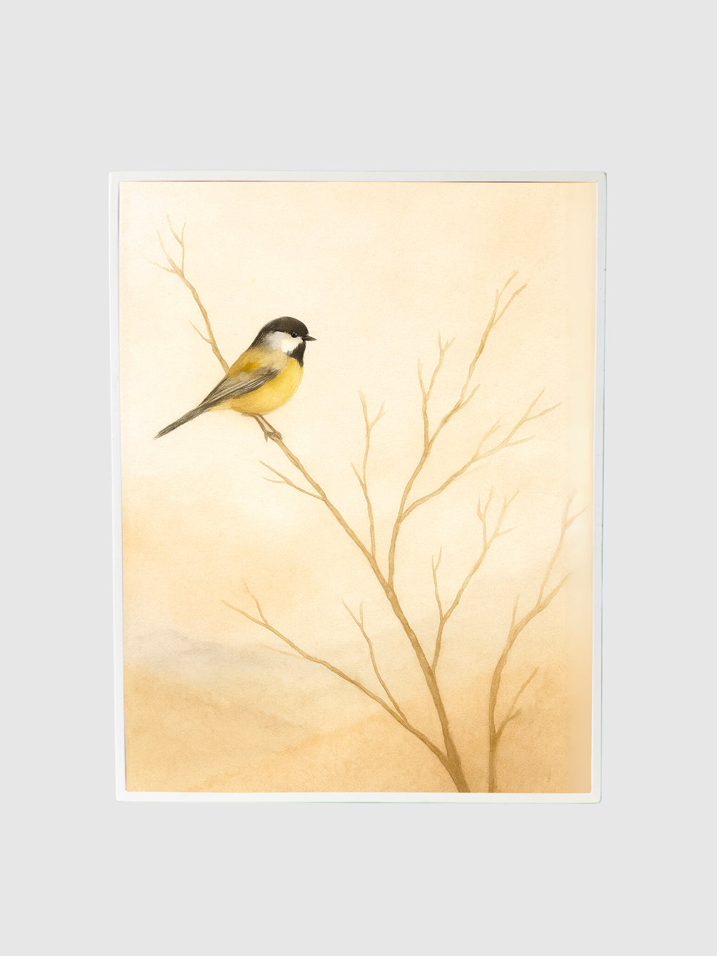 The Silent Song | Printed Canvas Wall Art Contrast Living