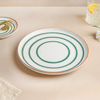 Spiral Dinner Plate Green 10 Inch Nestasia