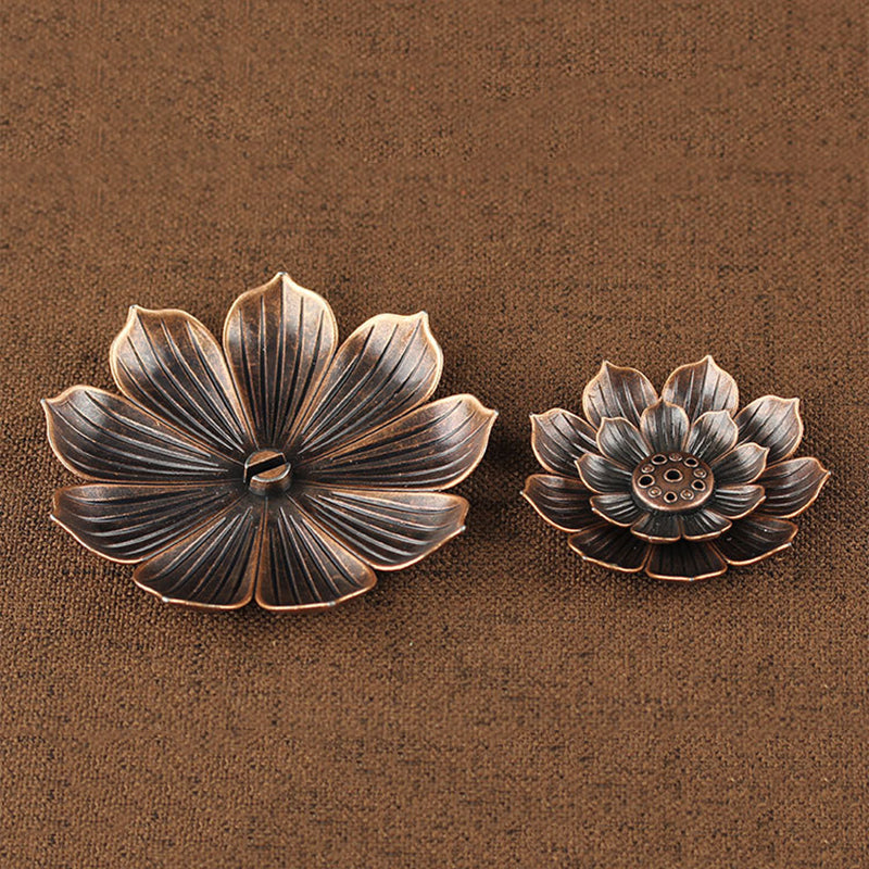 Zinc Alloy Lotus Incense Stick kafalo