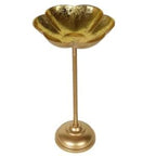 LUXURY LODGE Decorative Urli Bowl Tealight Holder Stand Set of 3 | Floating Diya Stand Home Decor Showpiece for Decoration | Diwali and Pooja