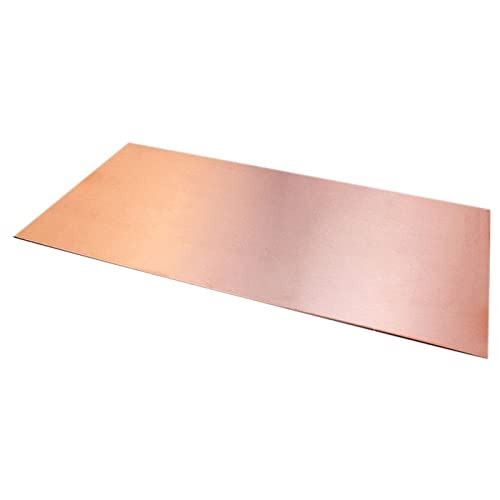 ALEAF Pure 99.9% Copper Plate for Making Structured Water 3.5 X 12 inches - 0.5mm (For 15 liters) - Copper sheet