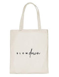 Delhi Printing Co. Slow down tote bag|Strong Cotton Bag for Shopping | Canvas Tote Bag for Women & Girls | Stylish Cotton Handbags (DCTBH-140)