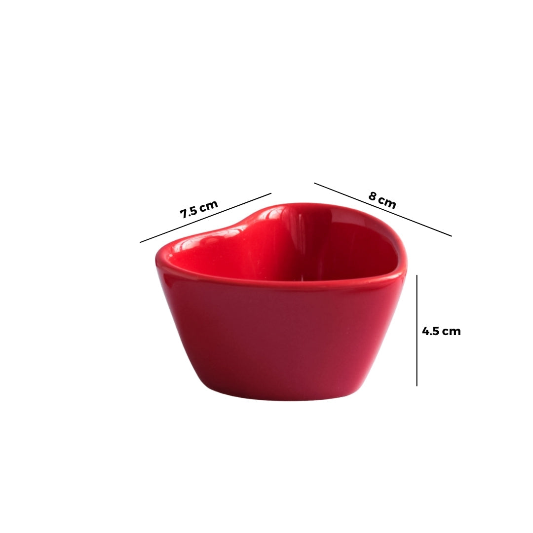 Mini Heart Bowl Set of 2 Nestasia