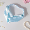 Orchid Blue Satin Hair Band Nestasia