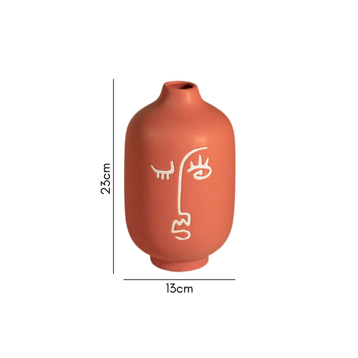 Artistic Face Vase Small Nestasia