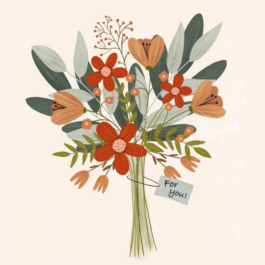 Flower Bouquet DIY Painting By Numbers Kit Nestasia