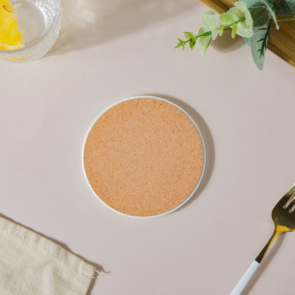 Lavender Ceramic Coaster Set of 4 Nestasia