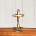 Brass Jesus Candle Holder (8 Inch) Vedansh Craft