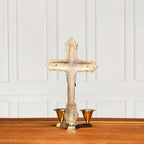 Brass Jesus Candle Holder (8 Inch) Vedansh Craft