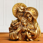 Brass Superfine God Jesus Family Idol (4.8 Inch) Vedansh Craft