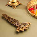 Brass Sheshnag Five Petal Pooja Spoon (10 Inch) Vedansh Craft