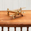 Brass Aeroplane Miniature (3 Inch) Vedansh Craft