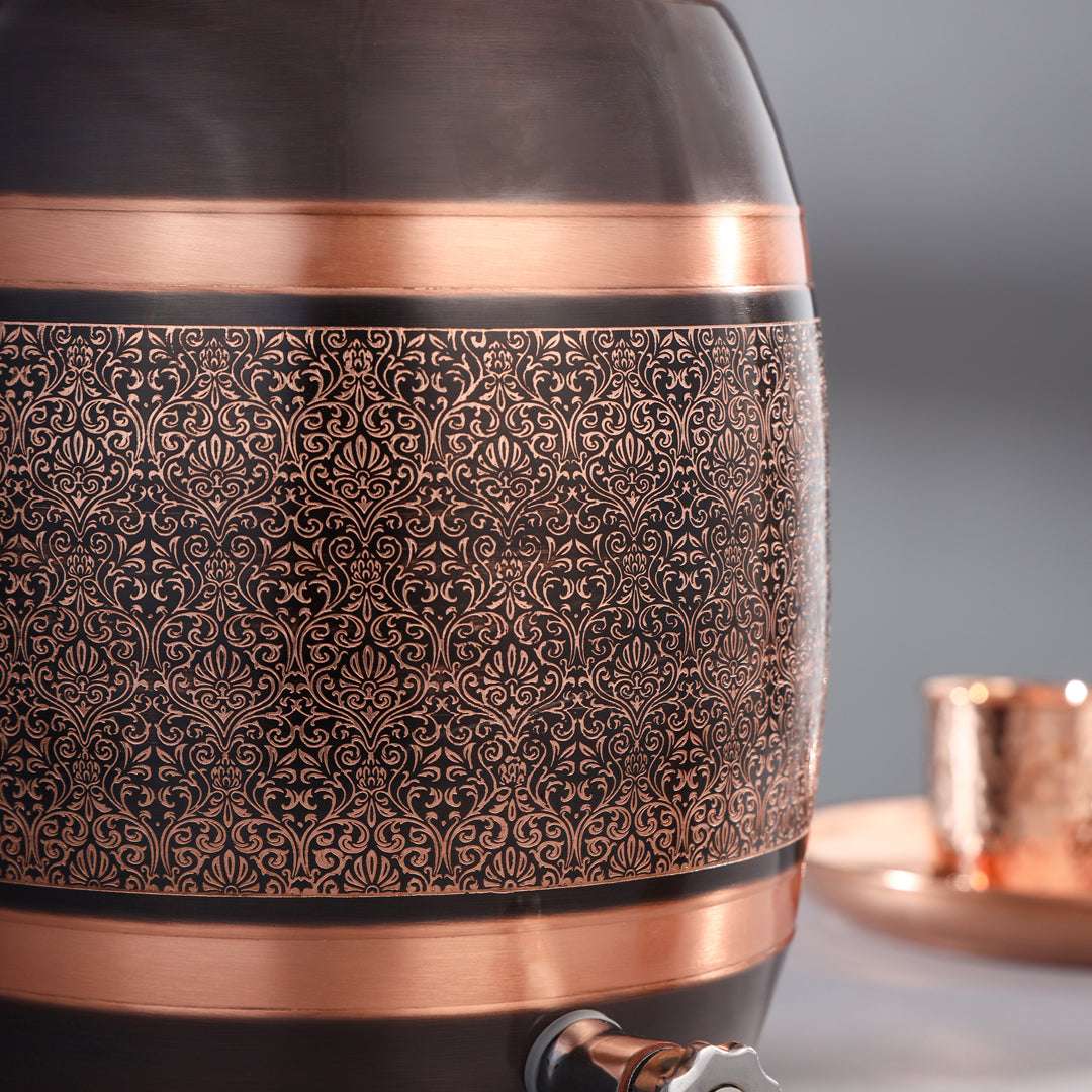 Copper Water Dispenser (12.5  Inch) Vedansh Craft