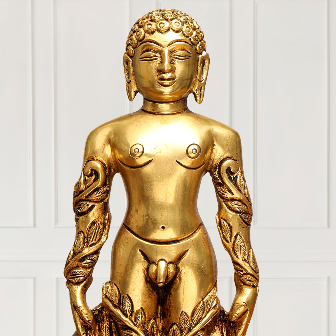 Brass Bahubali Statue (8.5 Inch) Vedansh Craft