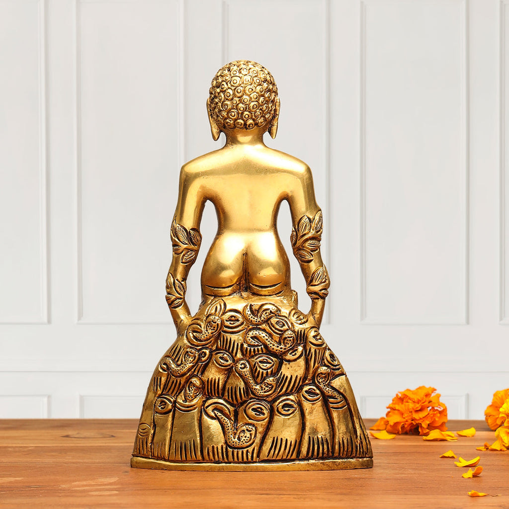Brass Bahubali Statue (8.5 Inch) Vedansh Craft