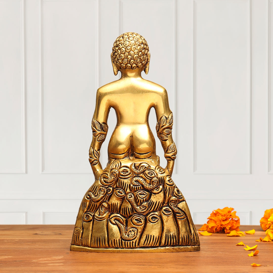 Brass Bahubali Statue (8.5 Inch) Vedansh Craft