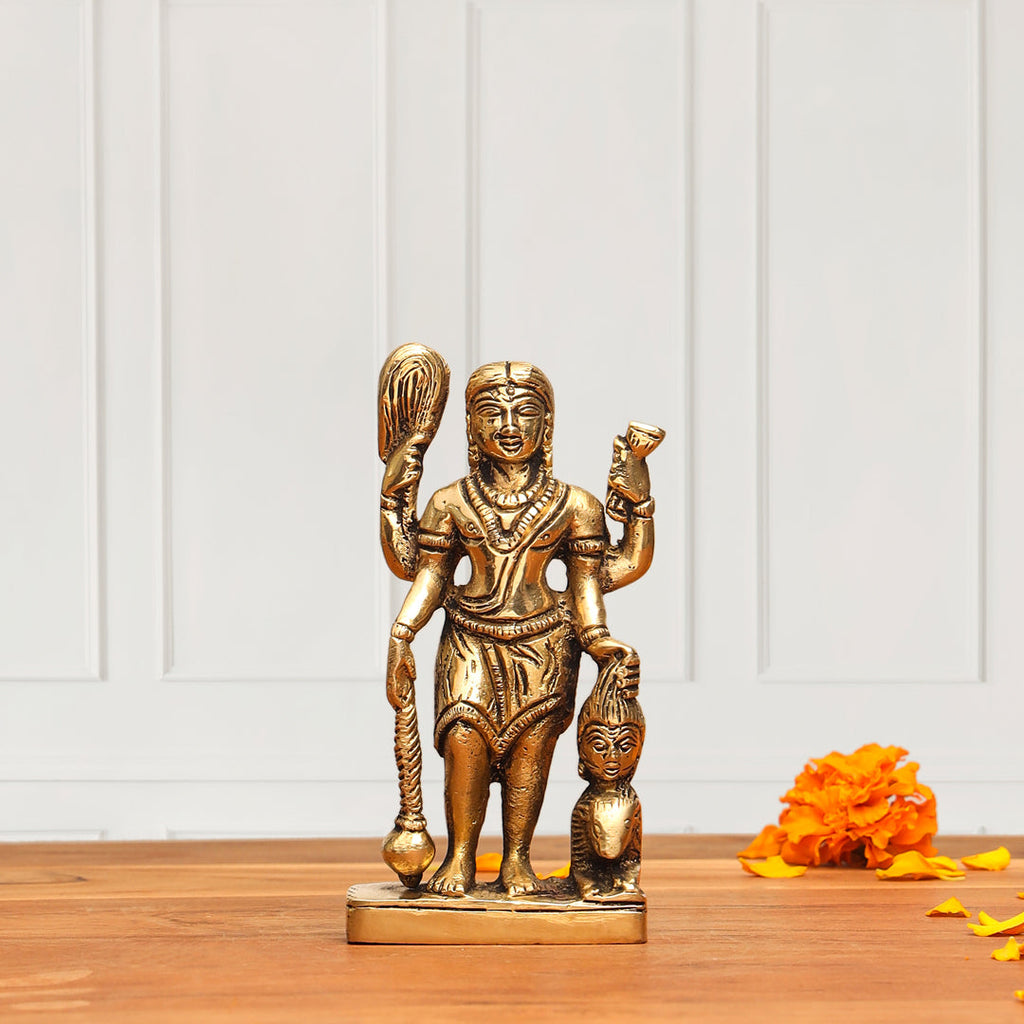 Brass Kal Bhairav Idol (5 Inch) Vedansh Craft
