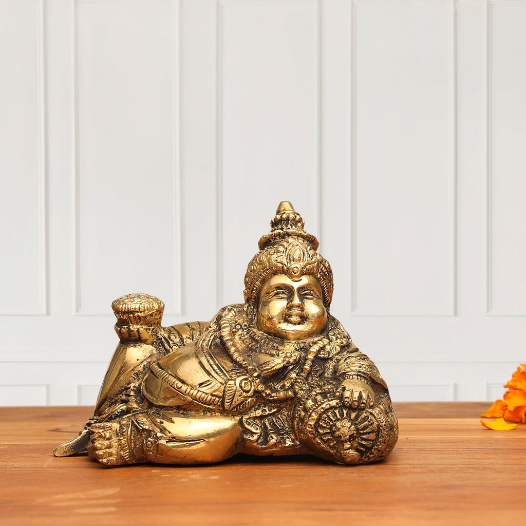 Brass Kuber Maharaj Idol (4 Inch) Vedansh Craft