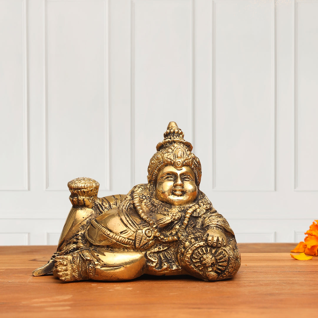 Brass Kuber Maharaj Idol (4 Inch) Vedansh Craft