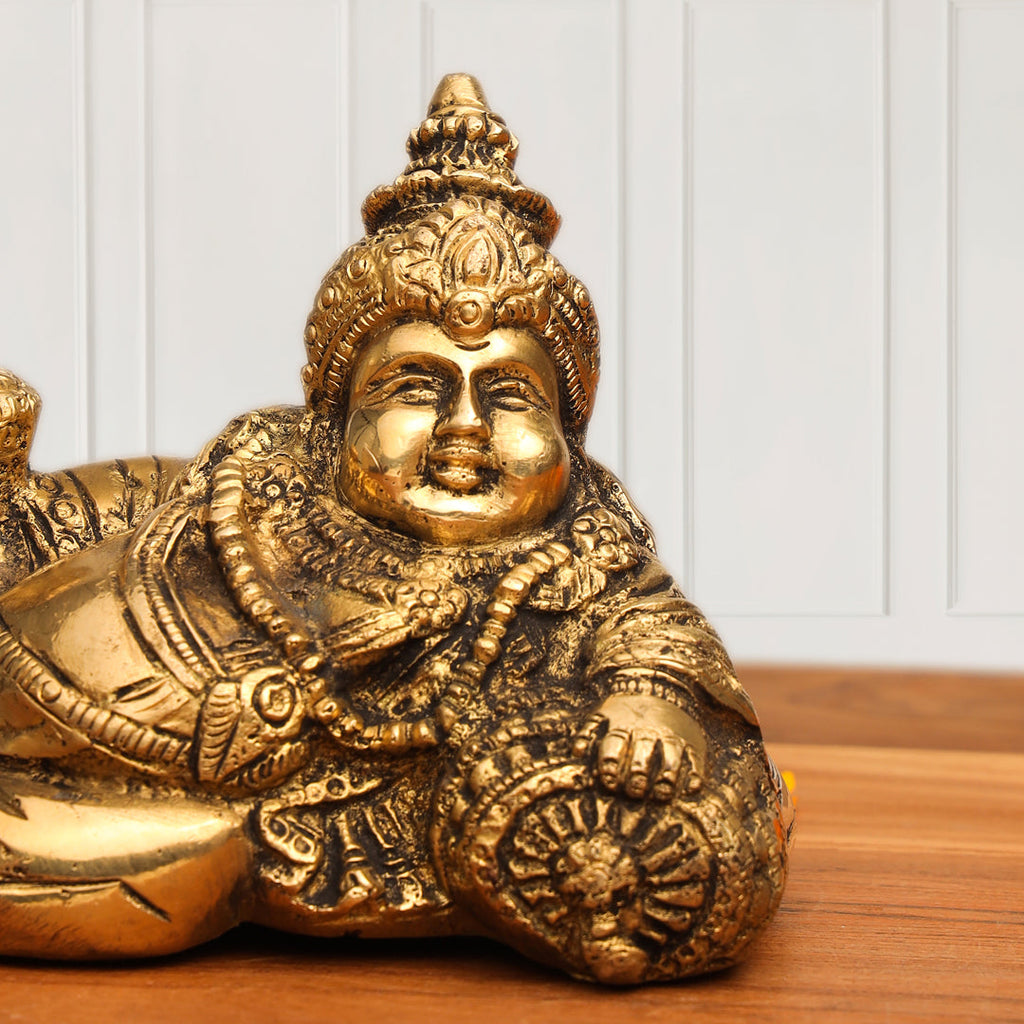 Brass Kuber Maharaj Idol (4 Inch) Vedansh Craft
