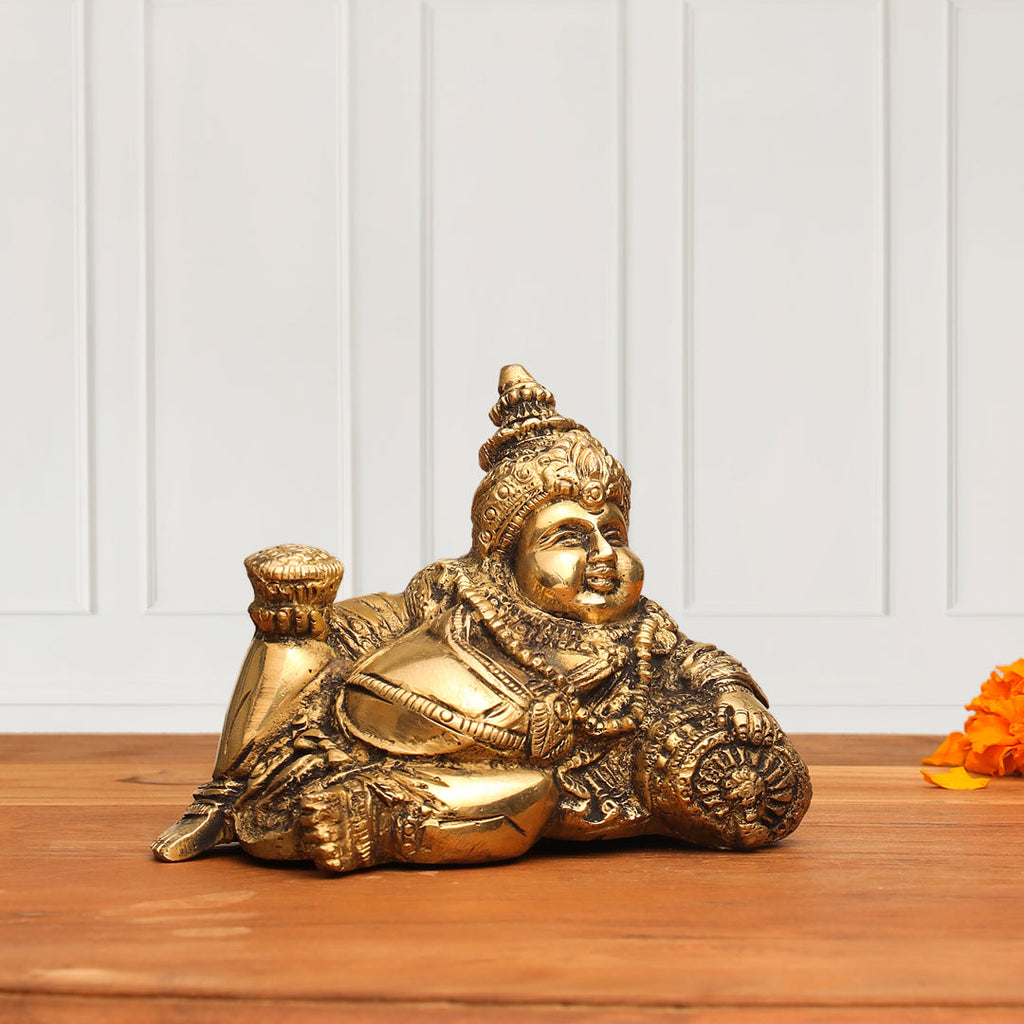Brass Kuber Maharaj Idol (4 Inch) Vedansh Craft
