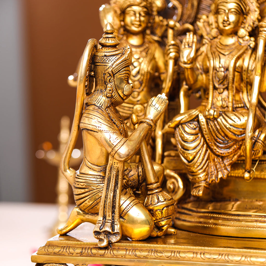 Brass Superfine Majestic Ram Darbar Statue (23 Inch) Vedansh Craft