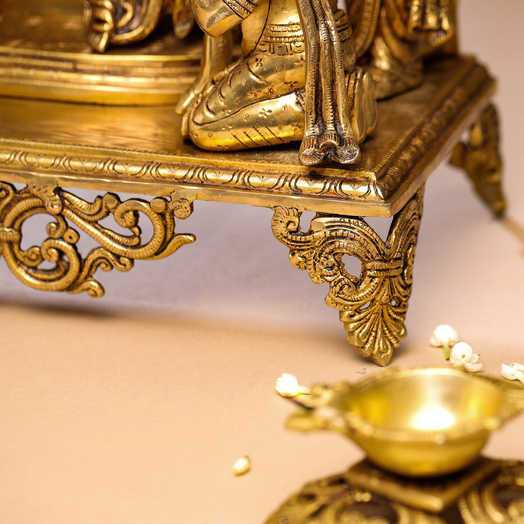 Brass Superfine Majestic Ram Darbar Statue (23 Inch) Vedansh Craft