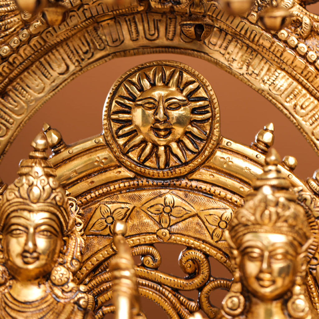 Brass Superfine Majestic Ram Darbar Statue (23 Inch) Vedansh Craft