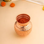 Copper Ashtalakshmi Pooja Kalash (4.2 Inch) Vedansh Craft