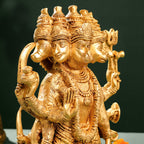 Brass Panchmukhi Standing Hanuman Idol (18 Inch) Vedansh Craft