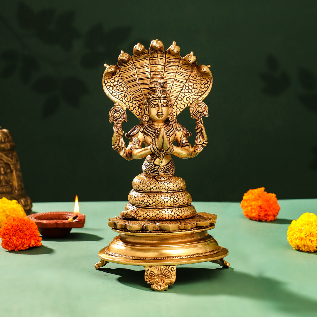 Brass Superfine God Patanjali Idol Vedansh Craft