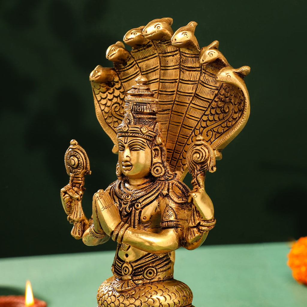 Brass Superfine God Patanjali Idol Vedansh Craft
