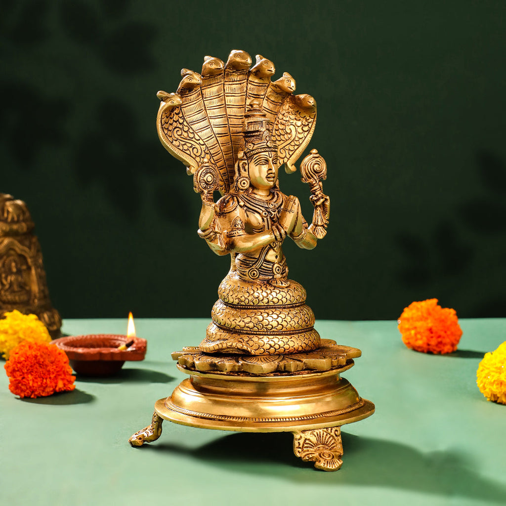 Brass Superfine God Patanjali Idol Vedansh Craft