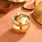 Brass Ghee Pot (4 Inch) Vedansh Craft