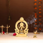 Brass Goddess Sitting Lakshmi Idol (11.2 Inch) Vedansh Craft