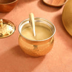 Brass Ghee Pot (4 Inch) Vedansh Craft